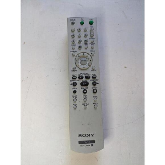 Sony RMT-D175A Remote Control for CD/DVD Player DVP-NS50P DVP-NC60P DVP-NC85H - Picture 1 of 3
